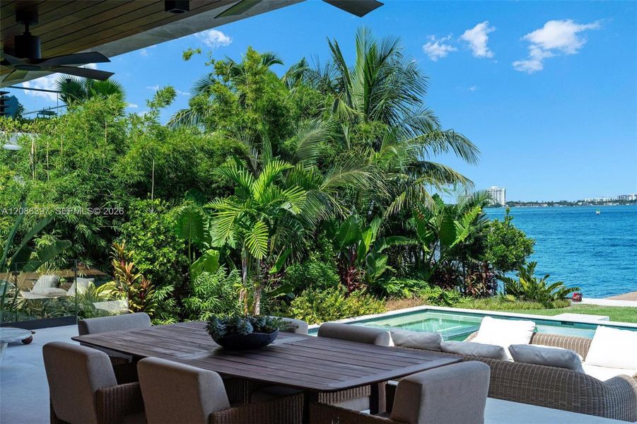Exterior details and patio area of a home in , Miami Beach (Image 25).