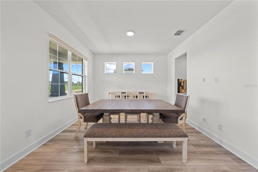 Furnished interior view inside a new home in Eden at Crossprairie, St. Cloud (Image 8).