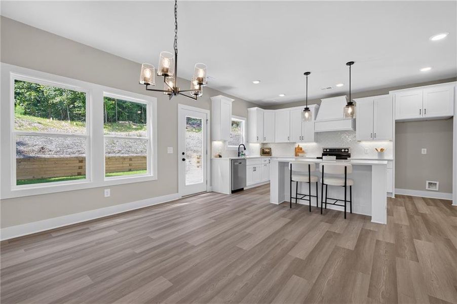 Furnished interior view inside a new home in , Cumming (Image 10).