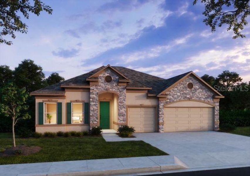 Artist Rendering at Dusk