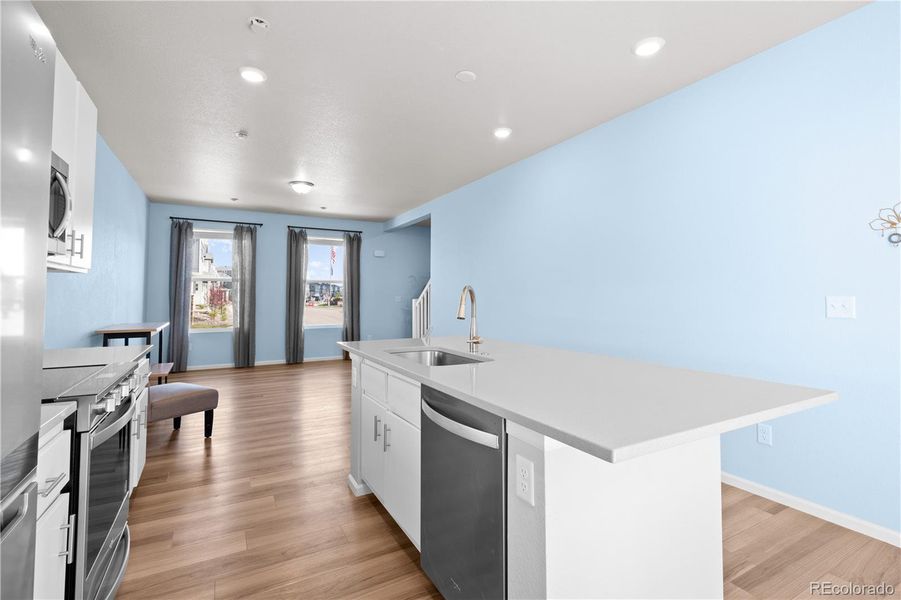 Furnished interior view inside a new home in , Colorado Springs (Image 5).