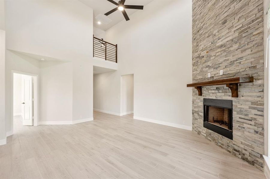 Spacious, unfurnished interior of a new home in Mockingbird Hills 60-65, Joshua (Image 32). Spacious, unfurnished interior of a new home in Mockingbird Hills 60-65, Joshua (Image 32).