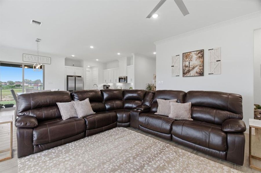 Furnished interior view inside a new home in Gatlin Ranch, Springtown (Image 15).