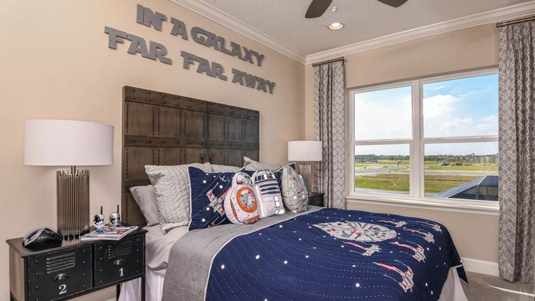 Representative furnished interior of a home built from the Barbados by Taylor Morrison in Central Park, Port St. Lucie (Image 25).
