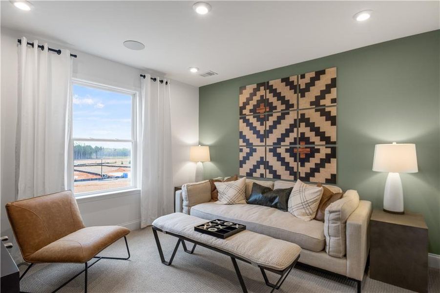Furnished interior view inside a new home in Briar Creek, Atlanta (Image 16).