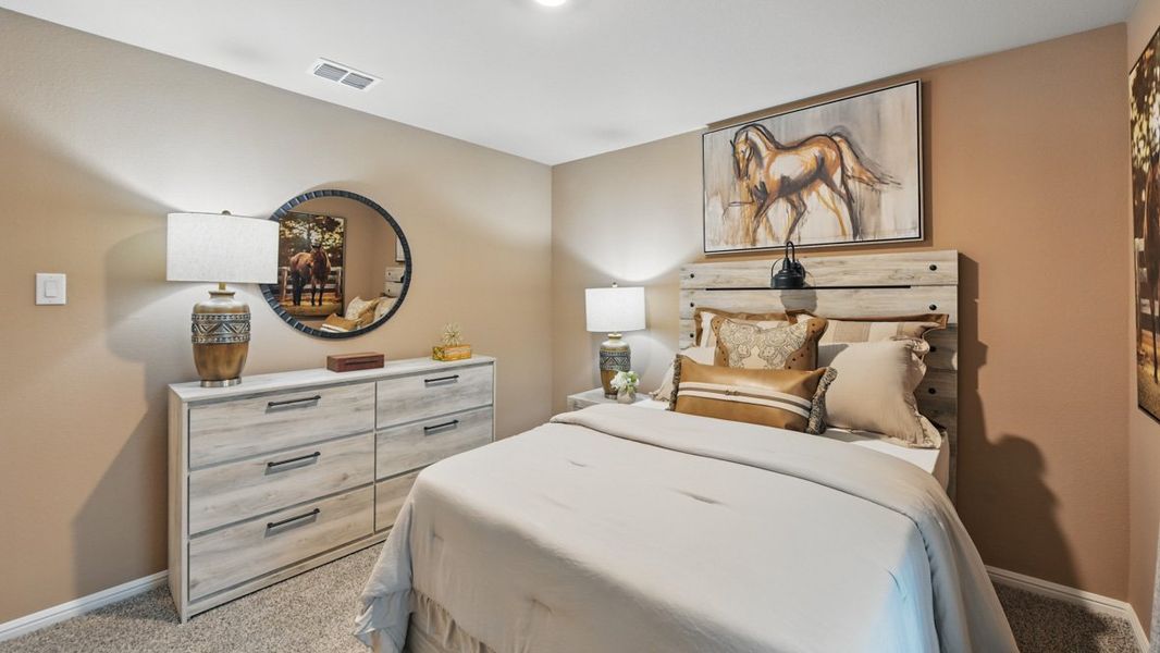 Furnished interior view inside a new home in Lonestar at Liberty Trails, Fort Worth (Image 35).
