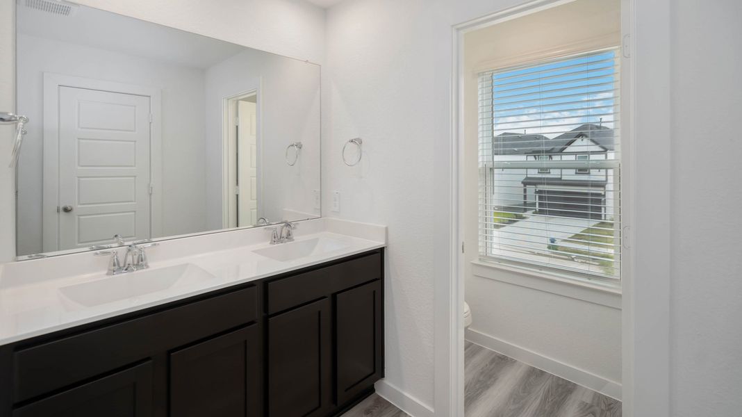 Representative furnished interior of a home built from the Gardenia by D.R. Horton in Grand West, Houston (Image 10). Representative furnished interior of a home built from the Gardenia by D.R. Horton in Grand West, Houston (Image 10).