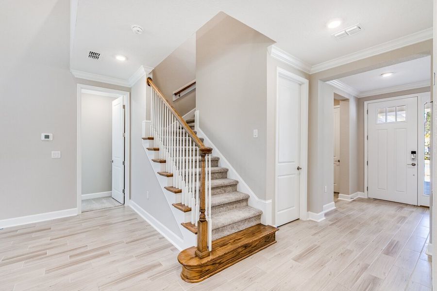 Spacious, unfurnished interior of a new home in Osprey Cove, St. Marys (Image 31). Spacious, unfurnished interior of a new home in Osprey Cove, St. Marys (Image 31).