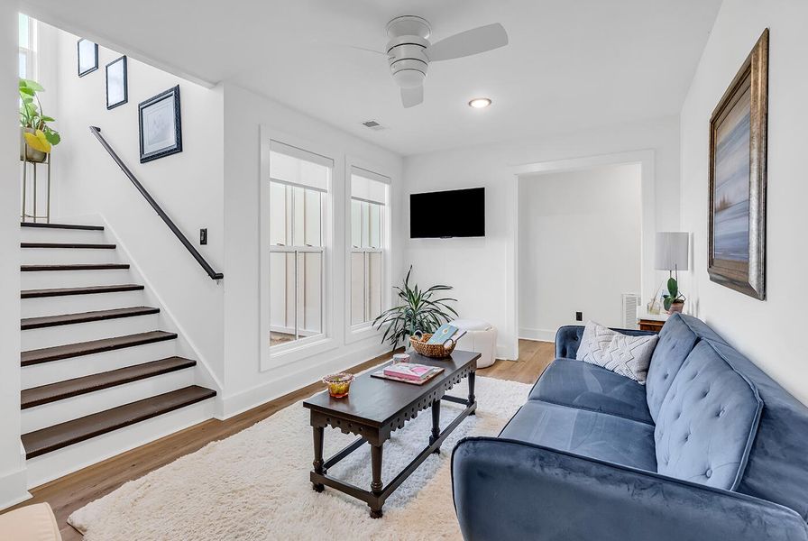 Furnished interior view inside a new home in , Georgetown (Image 15). Furnished interior view inside a new home in , Georgetown (Image 15).