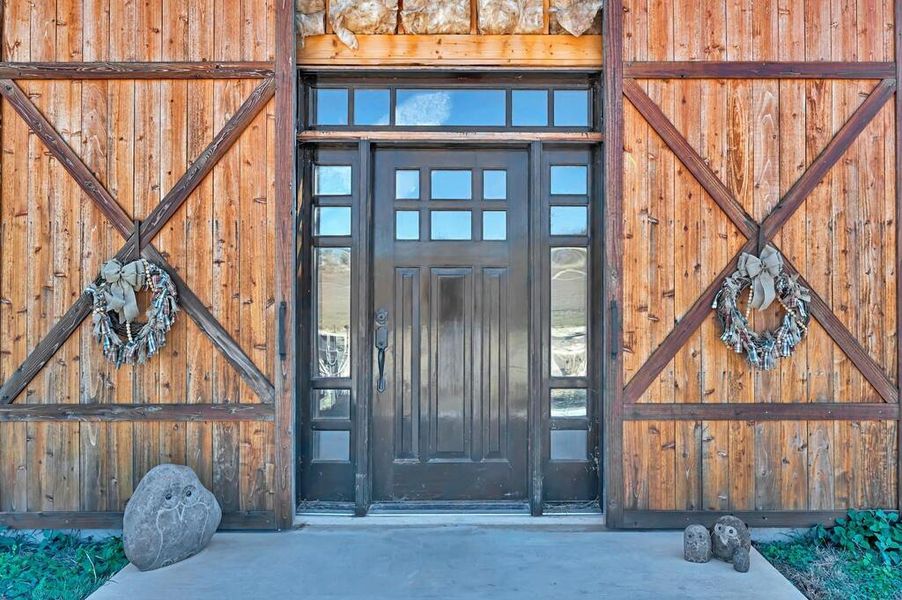 Entrance to property Entrance to property