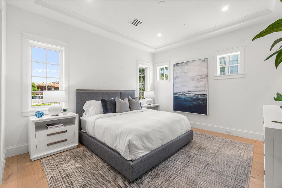 Furnished interior view inside a new home in , Delray Beach (Image 18). Furnished interior view inside a new home in , Delray Beach (Image 18).