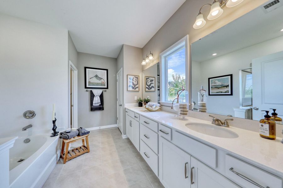 Furnished interior view inside a new home in Fairway Woods at Wyboo, Manning (Image 13). Furnished interior view inside a new home in Fairway Woods at Wyboo, Manning (Image 13).