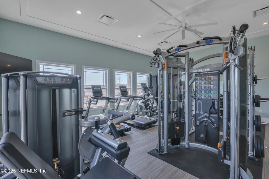 Furnished interior view inside a new home in Everlake at Mandarin, Jacksonville (Image 6).