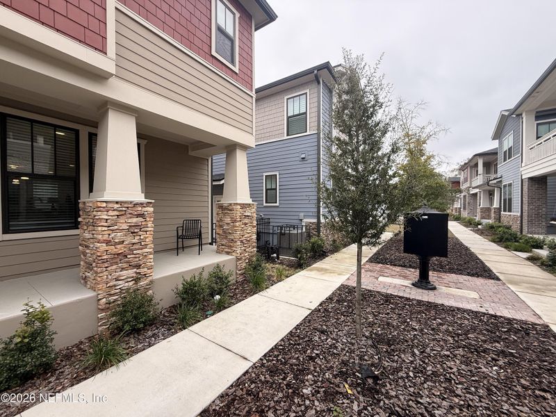 Exterior details and patio area of a home in , Jacksonville (Image 20).