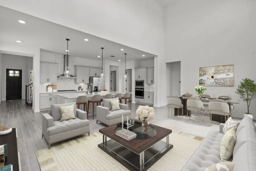 Representative furnished interior of a home built from the Garwood by Pulte Homes in Spring Branch Preserve, Montgomery (Image 8). Representative furnished interior of a home built from the Garwood by Pulte Homes in Spring Branch Preserve, Montgomery (Image 8).