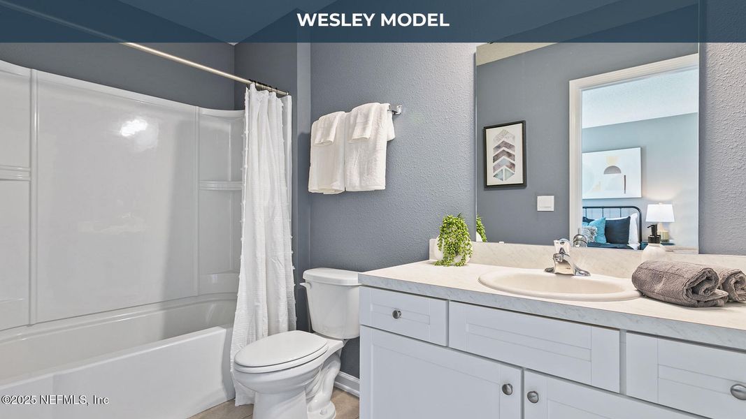 Furnished interior view inside a new home in Bridgewater, St. Augustine (Image 11). Furnished interior view inside a new home in Bridgewater, St. Augustine (Image 11).