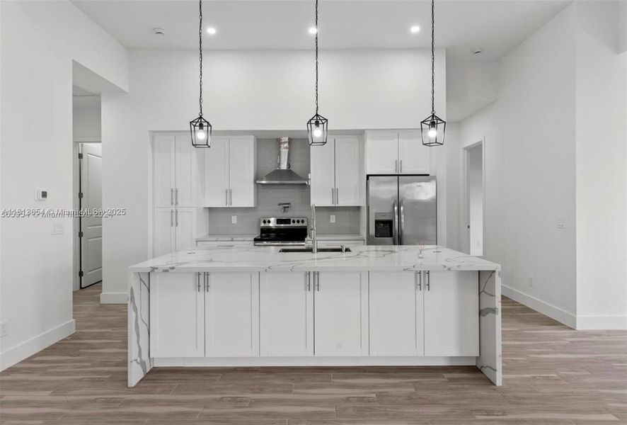 Furnished interior view inside a new home in , Cape Coral (Image 3). Furnished interior view inside a new home in , Cape Coral (Image 3).