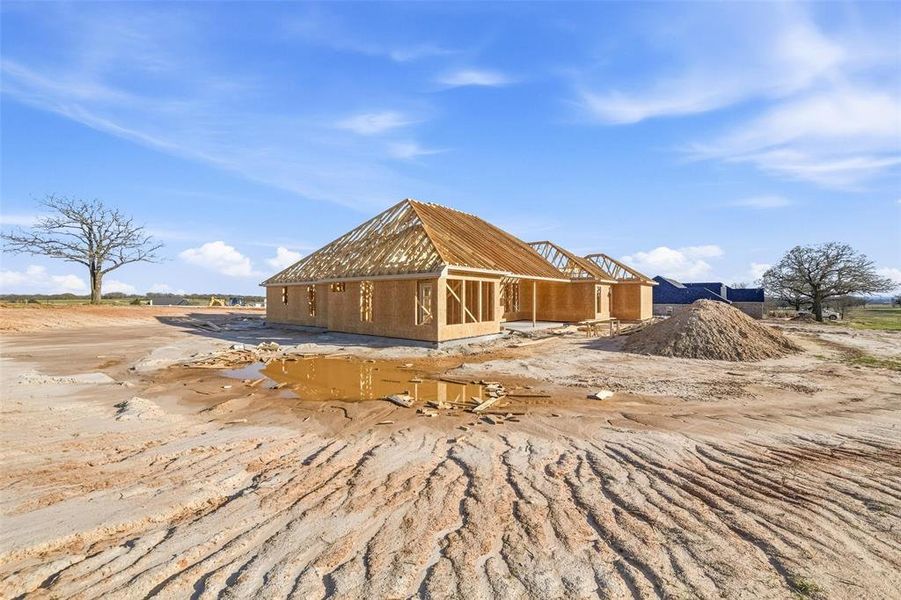 In-progress construction of a new home in , Decatur, TX (Image 9).