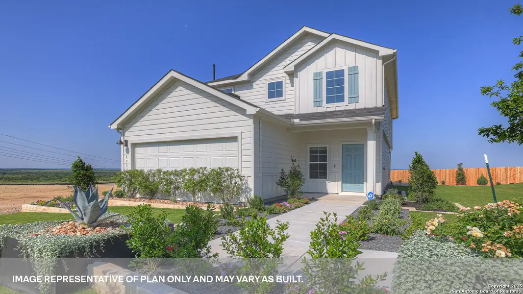 Front exterior of a new home in Bollinger, Maxwell, TX, highlighting curb appeal (Image 2). Front exterior of a new home in Bollinger, Maxwell, TX, highlighting curb appeal (Image 2).