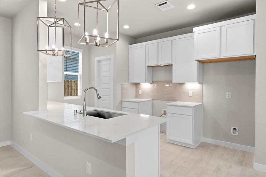 Furnished interior view inside a new home in Cypresswood Landing, Humble (Image 5).