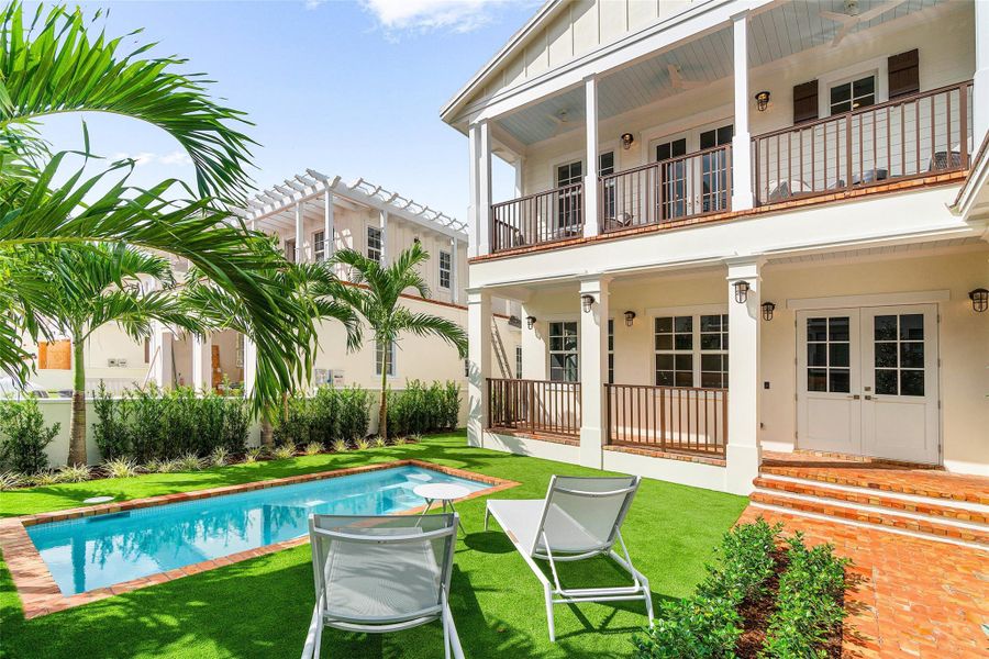 Exterior details and patio area of a home in , Delray Beach (Image 23). Exterior details and patio area of a home in , Delray Beach (Image 23).