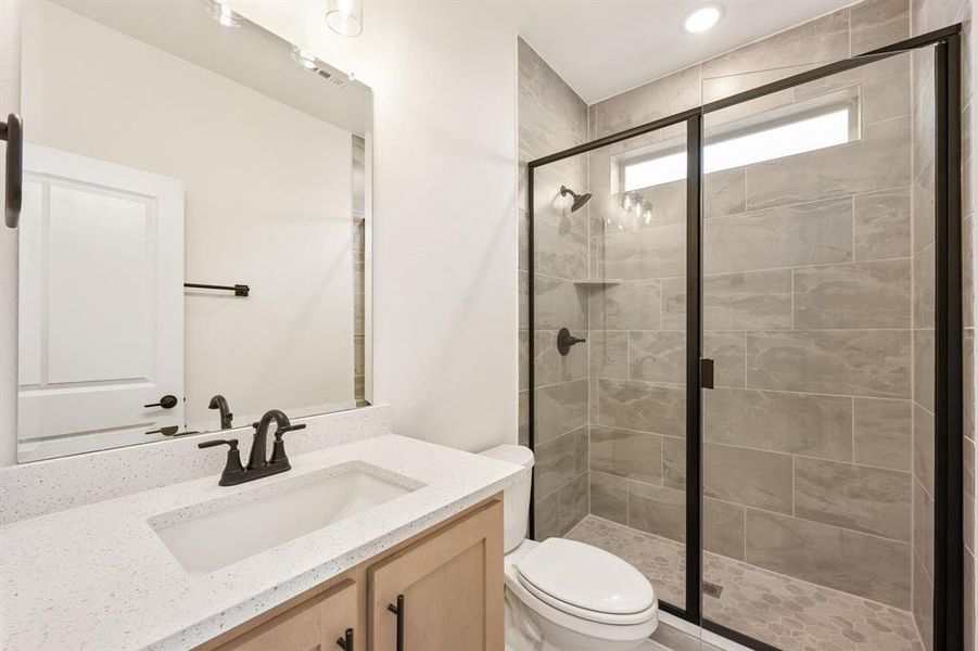 Furnished interior view inside a new home in Willow Wood Classic 50, McKinney (Image 11).