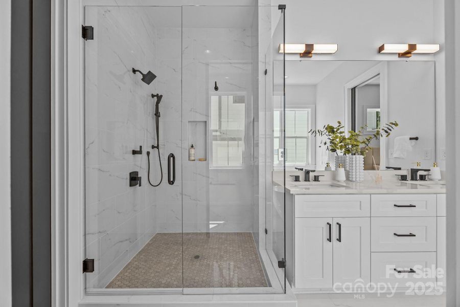 Furnished interior view inside a new home in , Charlotte (Image 31).