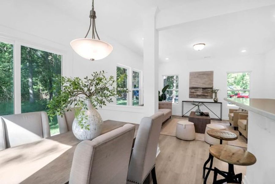 Representative furnished interior of a home built from the Kane by True Homes in Harpers Landing, Walkertown (Image 5).