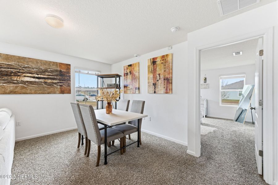 Furnished interior view inside a new home in Cross Creek Express, Green Cove Springs (Image 17). Furnished interior view inside a new home in Cross Creek Express, Green Cove Springs (Image 17).