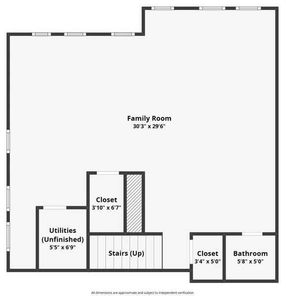 2D floor plan layout of this home in , Atlanta, GA (Image 6).