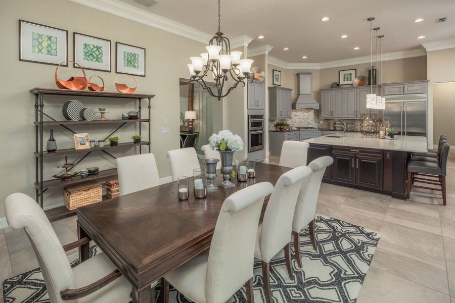 Furnished interior view inside a new home in Twin Lakes, St. Cloud (Image 7). Furnished interior view inside a new home in Twin Lakes, St. Cloud (Image 7).