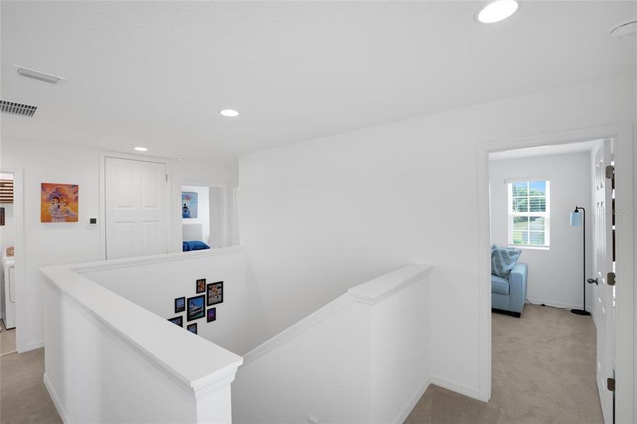 Furnished interior view inside a new home in Horse Creek at Crosswinds, Davenport (Image 13). Furnished interior view inside a new home in Horse Creek at Crosswinds, Davenport (Image 13).