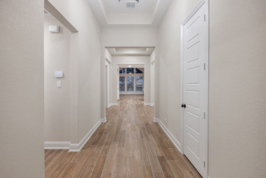 Representative unfurnished interior of a home built from the Mackenzie by Chesmar Homes in Sienna Lakes, San Antonio (Image 14).
