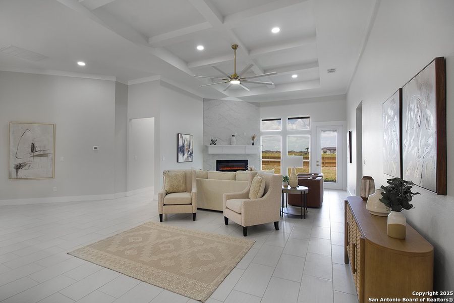 Furnished interior view inside a new home in , Corpus Christi (Image 17).