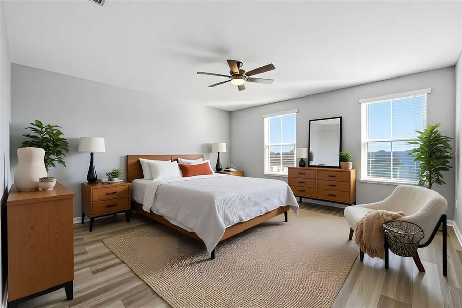 Furnished interior view inside a new home in , Okahumpka (Image 13). Furnished interior view inside a new home in , Okahumpka (Image 13).