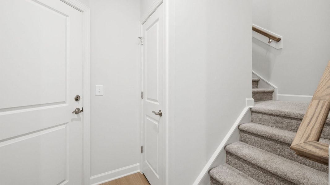 Spacious, unfurnished interior of a new home in The Courtyards at Oak Grove, Durham (Image 32).