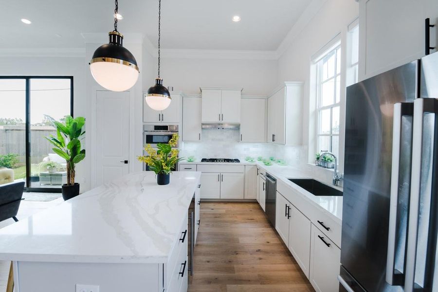 Furnished interior view inside a new home in , Houston (Image 4).