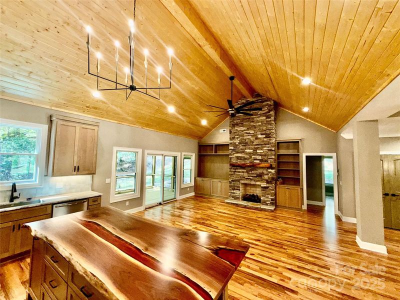 Kitchen Open to GReat Room