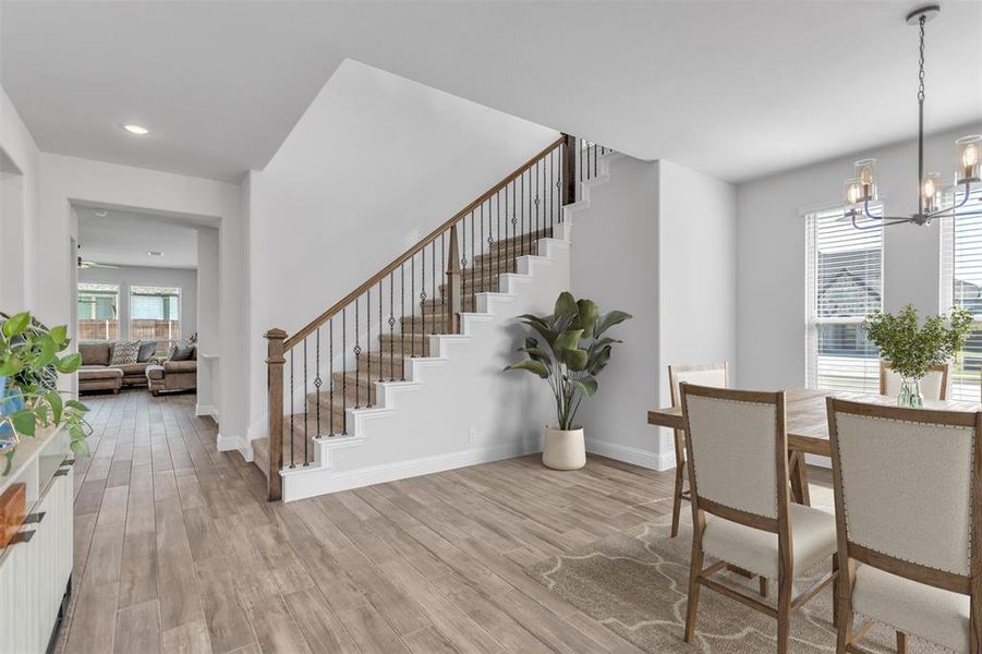 Furnished interior view inside a new home in , Forney (Image 26).