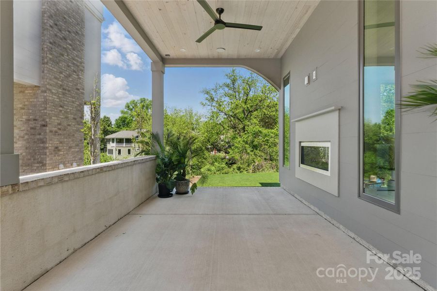 Exterior details and patio area of a home in , Charlotte (Image 25).