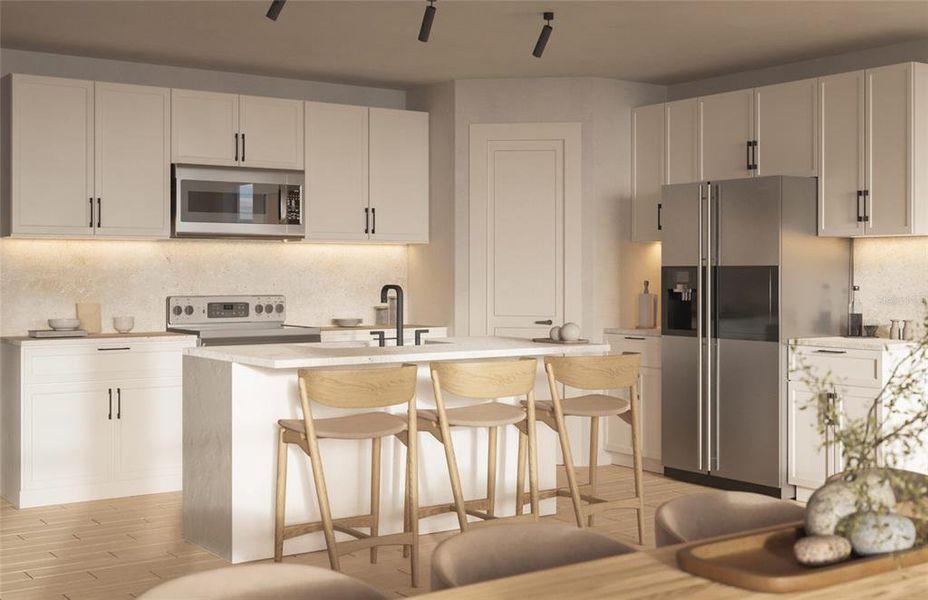 Furnished interior view inside a new home in , Dunnellon (Image 5).