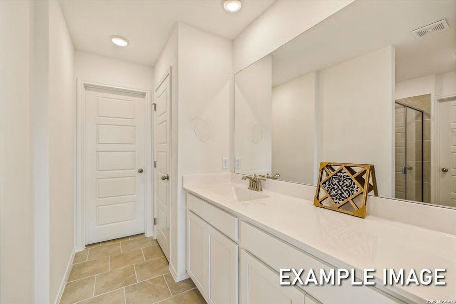 Furnished interior view inside a new home in Agave, San Antonio (Image 7).