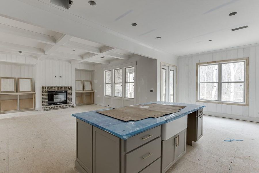 In-progress construction of a new home in , Jefferson, GA (Image 21).