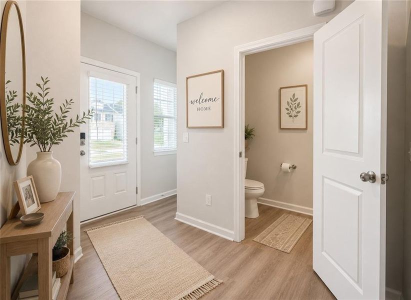 Furnished interior view inside a new home in Vickers Point - Single Family, Fairburn (Image 14).
