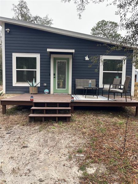 Exterior details and patio area of a home in , Fort McCoy (Image 2). Exterior details and patio area of a home in , Fort McCoy (Image 2).