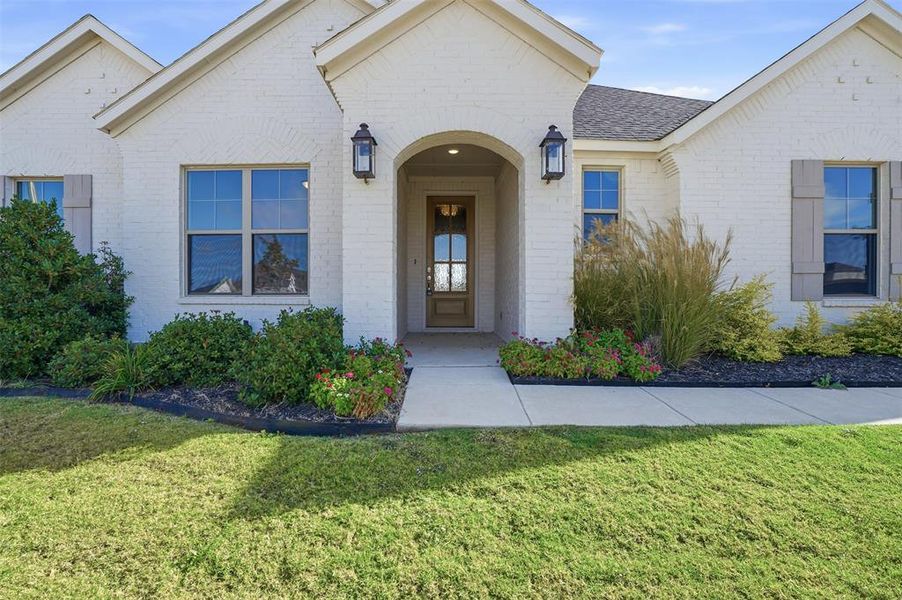 Exterior details and patio area of a home in Wildcat Ridge, Godley (Image 22). Exterior details and patio area of a home in Wildcat Ridge, Godley (Image 22).
