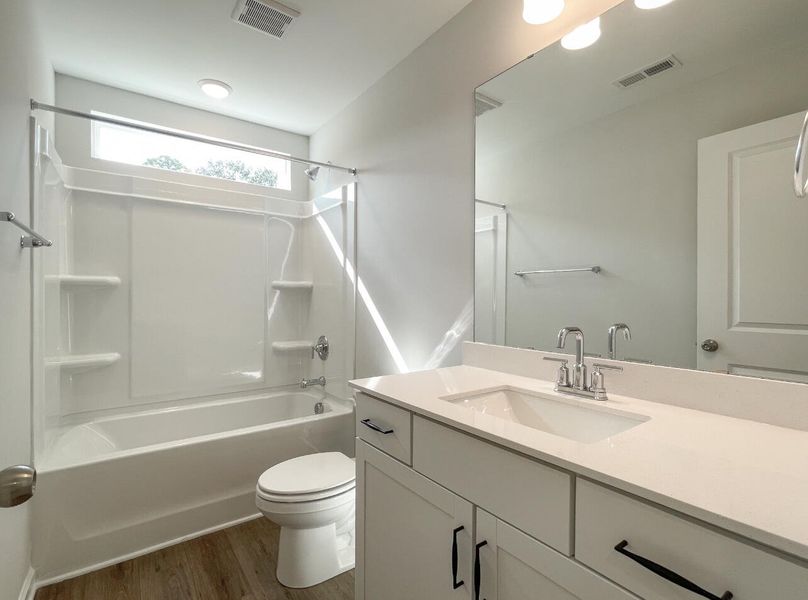 Furnished interior view inside a new home in Fairview Village Townhomes, Simpsonville (Image 8). Furnished interior view inside a new home in Fairview Village Townhomes, Simpsonville (Image 8).
