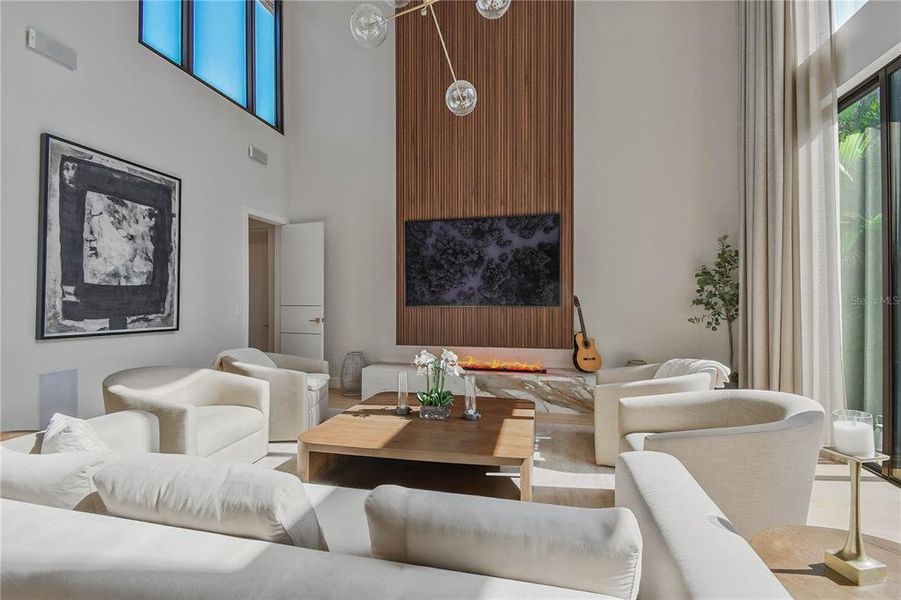 Furnished interior view inside a new home in , Dunedin (Image 45).
