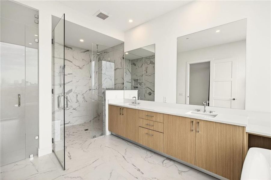 Furnished interior view inside a new home in The Dillon Buckhead, Atlanta (Image 18).