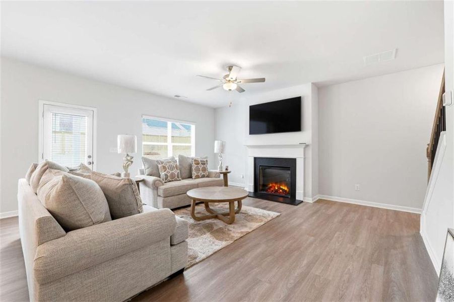 Furnished interior view inside a new home in Neely Farm, Covington (Image 6).